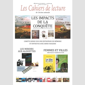 Les cahiers de lecture de l'action nationale. vol. 8 no. 2, printemps 2014