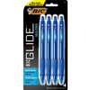 4/pqt stylo retr. large bleu glide