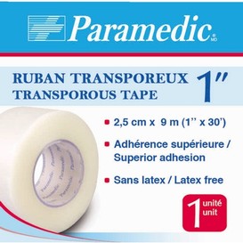 Ruban transporeux 1pox30pi paramedc