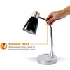 Lampe del puck 3w arg/noir