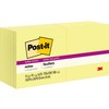 12/pqt post-it super-collant 3x3po jaune