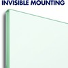 Tabl verre invisamount 28x49