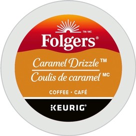 Coulis caramel kcup folgers 24/bte