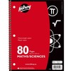 Cahier math/science spir 10,5x8 80p