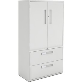 Armoire rangement tout usage blanc