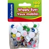 Yeux agites decoratifs asst 100/pqt