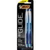 2/pqt stylo rt med bleu glide