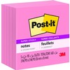 5/pqt post-it 3x3 450 fles/bloc rose