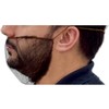 Couvre-barbe s/latex elast brun 100/pqt