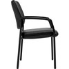 Fauteuil d'invite eor cuir noir