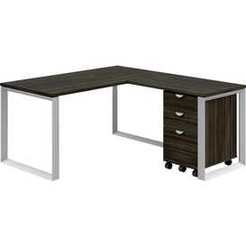 Bureau l cais clas 60x66 gr dusk