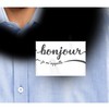 Badge bonjour francais 30/pqt