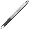 2/pqt stylo rt .7 gel bleu cyl gris