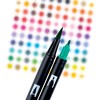 Stylo dble pte gal ass 10/p tombow