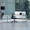 Pied boucle table 23,5x28 arg hdl