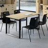 Pied boucle table 23,5x28 nr hdl