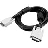 Cable dvi double 6 pi noir startech