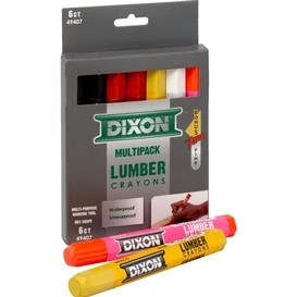 Crayons gras asso 6/pqt dixon