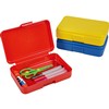 Boite crayons 5x7x2 rouge deflecto