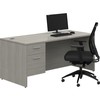 Bureaux 1 caisson 60x30 noce grigio