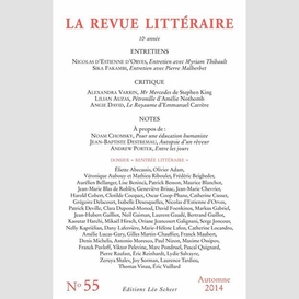 La revue littéraire n°55