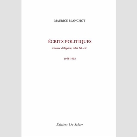 Ecrits politiques (1958-1993)