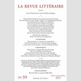 La revue littéraire n°59