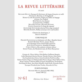 La revue littéraire n°61