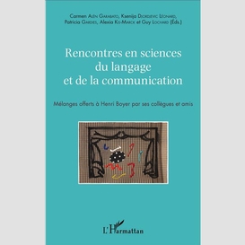 Rencontres en sciences du langage et de la communication