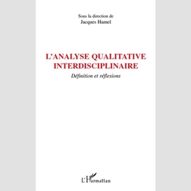 L'analyse qualitative interdisciplinaire - définition et réf