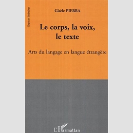 Le corps, la voix, le texte