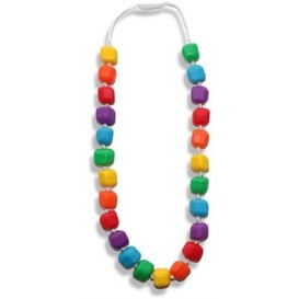 Princess and pea necklace - rainbow