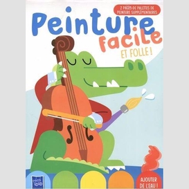 Peinture facile et folle crocodile