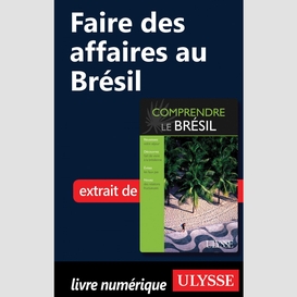 Faire des affaires au brésil