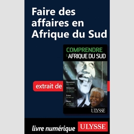 Faire des affaires en afrique du sud