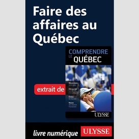 Faire des affaires au québec