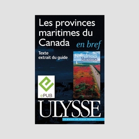 Les provinces maritimes du canada en bref
