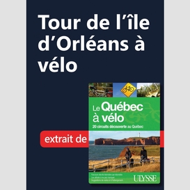 Tour de l'île d'orléans à vélo