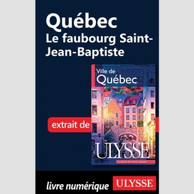 Québec - le faubourg saint-jean-baptiste