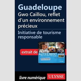 Guadeloupe - gwo caillou, reflet d'un environnement précieux