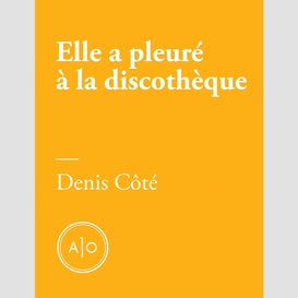 Elle a pleuré à la discothèque