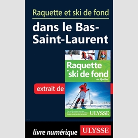 Raquette et ski de fond dans le bas-saint-laurent