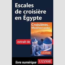 Escales de croisière en égypte