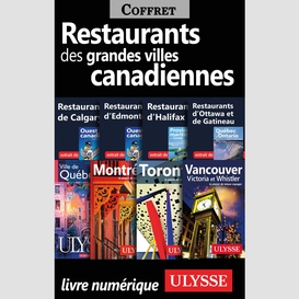 Restaurants des grandes villes canadiennes