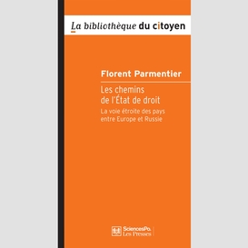 Les chemins de l'etat de droit