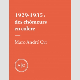 1929-1935: des chômeurs en colère