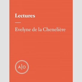 Les lectures d'evelyne de la chenelière
