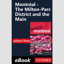 Montréal - the milton-parc district and the main