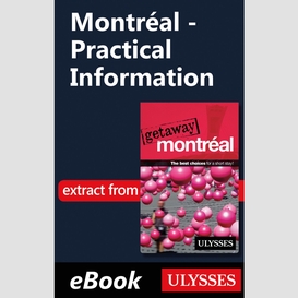 Montréal - practical information