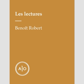 Les lectures de benoît robert